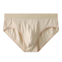 Men's Cotton Briefs – Soft, Breathable & Comfortable | Mid-Rise Striped Underwear