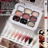 UR SUGAR 4-in-1 Ombre Gel Nail Polish – 9 Colors Pat Painting Gel | Gradient French Nail Art UV LED