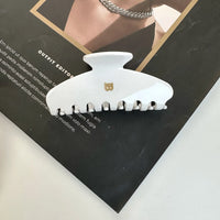 2023 Letter Hairclaws 9CM Shark Clip High Ponytail Hair Grab Clip Headwear Women's Fashion Barrettes Hair Accessories New