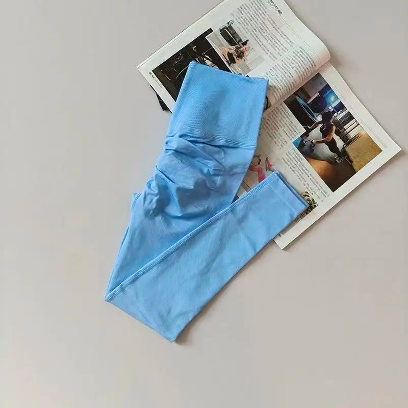 Leggings Deportivos Mujer Cintura Alta - Yoga Fitness Sin Costuras
