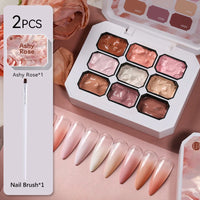 UR SUGAR Y2K Gradient Blush Gel Nail Polish – 9 Colors 4-in-1 Pat Painting | Semi-Permanent UV LED Nail Art
