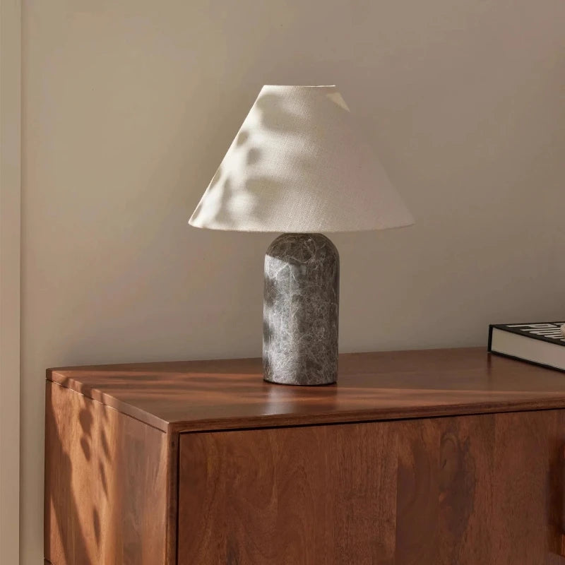 Marble Table Lamp - Scandinavian Design