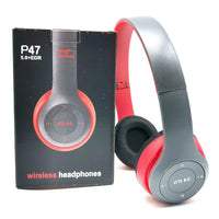 Wireless Bluetooth 5.0 Headphones – Foldable Over-Ear Headset | TF Card + Wired Mode | Universal Compatibility