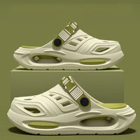 Smile Platform Slides - Thick Sole Cushioned Sandals with Removable Insoles