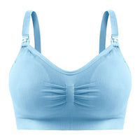 Seamless Maternity Nursing Bralette | Wire-Free Sleep Bra for Pregnant & Breastfeeding Women