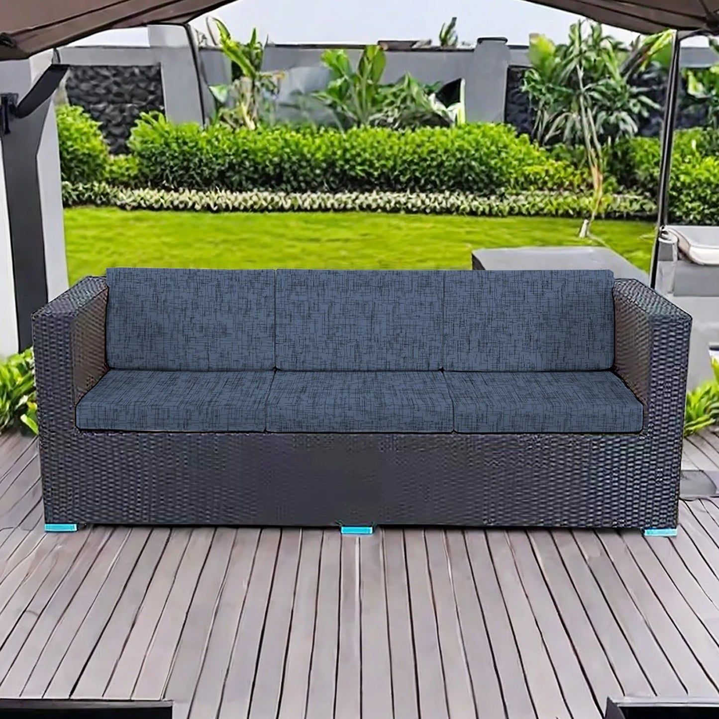 Waterproof Outdoor Sofa Covers - Elastic Stretch Patio Furniture Slipcovers