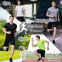 Men's Quick Dry Gym T-Shirt – Moisture Wicking Polyester