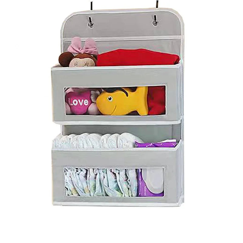 5-Shelf Over-the-Door Hanging Organizer – Large Capacity Storage for Bedroom & Bathroom