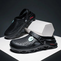 Men's Platform Clogs | Anti-Slip Waterproof Sandals for Beach, Garden & Casual Wear