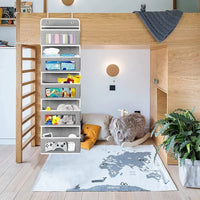 5-Shelf Over-the-Door Hanging Organizer – Large Capacity Storage for Bedroom & Bathroom