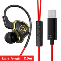 Wired Headphones With Microphone Wired Remote Control Earphones Noise Cancelling PET Diaphragm for PC Computer PS4 PS5