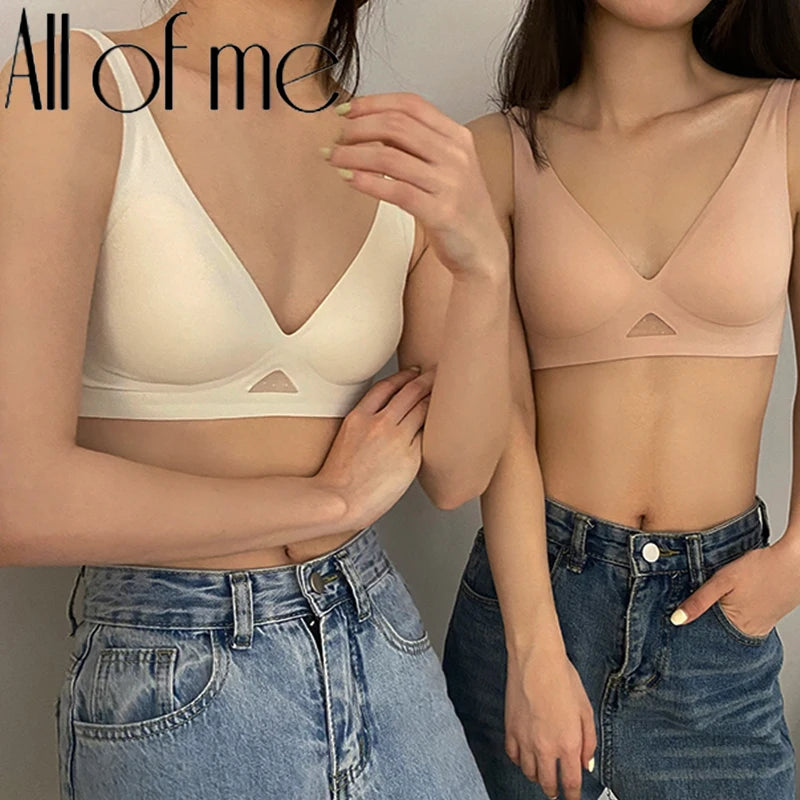 Seamless Wire-Free Push-Up Bra | Soft Support Bralette for Women
