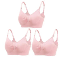 Nursing Bras for Breastfeeding Women – 3-Pack Seamless Maternity Bra (S–4XL)