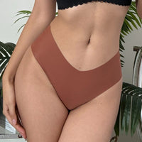 Set de 6 Panties Sin Costuras de Seda de Hielo Ultrafinas