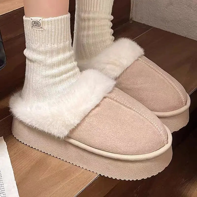 Winter Fashion shoes women slippers Autumn and Winter Indoor EVA Thick Sole Anti-Slip Warm Unisex Slippers Use Indoor Outdoor