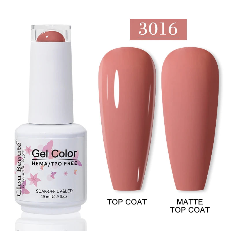 No-Wipe Top Coat & Sticky Base Coat UV Gel Polish — Long-Lasting, MSDS Certified, 15ml