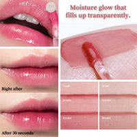 Water-Based Lip Tint — High Shine, Non-Sticky, Glass-Lip Finish, 4.5g