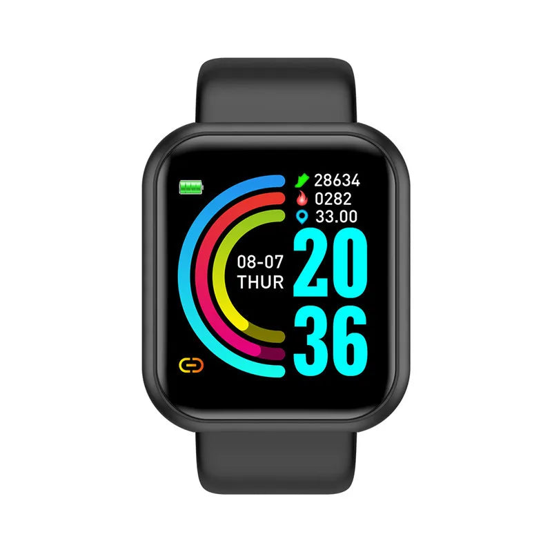Smart Fitness Bracelet Watch with Heart Rate & Sleep Tracking
