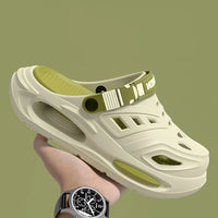 Smile Platform Slides - Thick Sole Cushioned Sandals with Removable Insoles