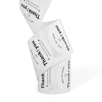 120-200Sheets/Roll Thank You Stickers DIY Decor Labels for Cake Bakery Baking Decoration Self-adhesive Label Gift Wrap Sticker