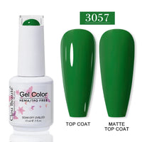 No-Wipe Top Coat & Sticky Base Coat UV Gel Polish — Long-Lasting, MSDS Certified, 15ml