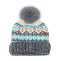 Gorro Slouchy Tejido a Crochet con Pompón - Beanie Artesanal de Invierno para Mujer