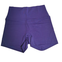 Yoga Shorts Solid Color Women Fitness Shorts High Waist Legging Bike Soft Fabric Proof Comprehensive Training Jog Sportswear