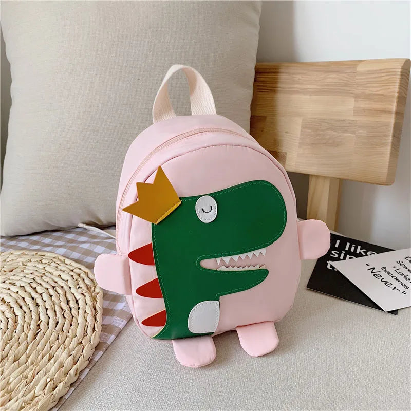 Kids Dinosaur Backpack – High Capacity Nylon School Bag