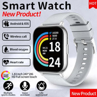 LIGE Y28 Smart Watch | 1.83" HD Bluetooth Calling Heart Rate Sleep Monitor Fashion Smartwatch for Android & iOS