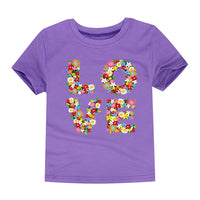 Girls Clothes 2 to 3 4 5 6 7 8 9 10 11 12 13 14 Years 100% Cotton 2024 Summer T Shirts Yellow Butterfly Floral Tee Shirt Tops