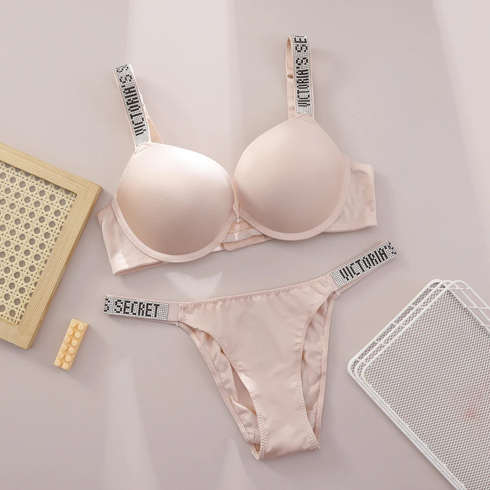 Lace Push-Up Bralette & Panty Set – Seamless, Breathable Lingerie Set | Everyday Comfort