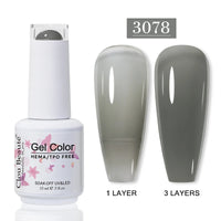 No-Wipe Top Coat & Sticky Base Coat UV Gel Polish — Long-Lasting, MSDS Certified, 15ml