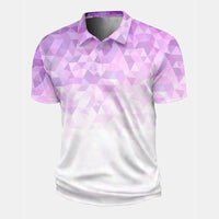 Men's 3D Print Short Sleeve Polo Shirt — Streetwear, Casual & Cool