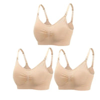 Nursing Bras for Breastfeeding Women – 3-Pack Seamless Maternity Bra (S–4XL)