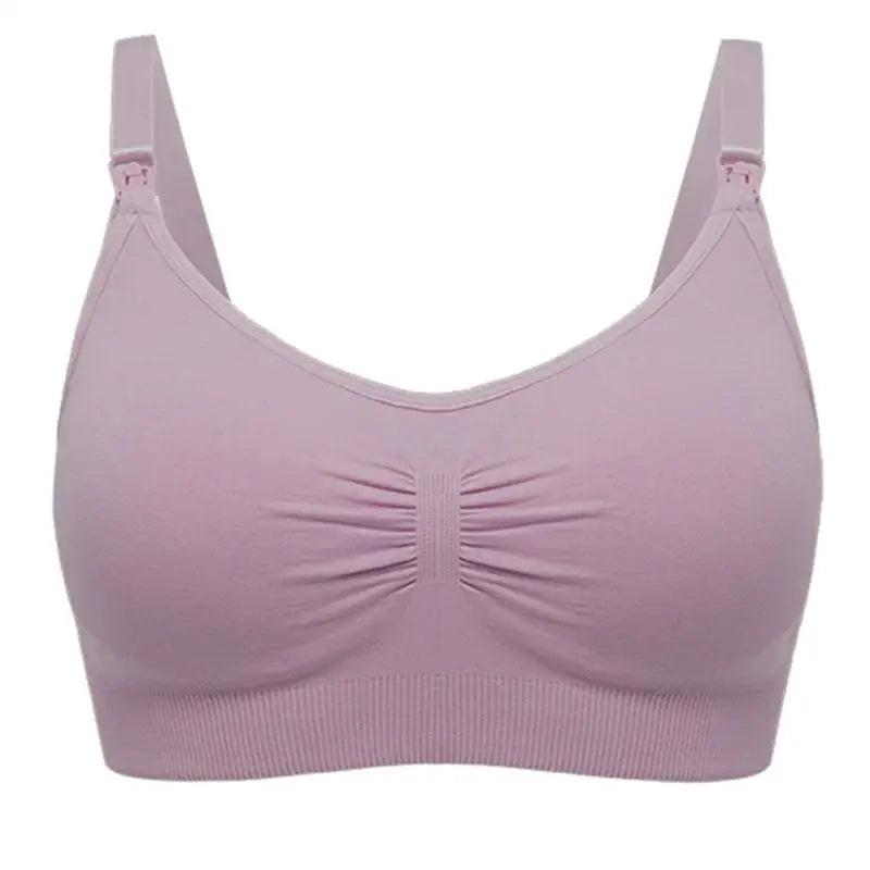 Boneless Nursing Bra – Front Clasp, U-Back & Removable Pads | Anti-Sagging Maternity Bra