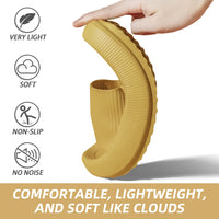 Thick Sole Cloud Slippers Women Men,Large Size,Pillow House Slippers Shower Sandals,Indoor Bathroom Slides,Lightweight,Non-Slip
