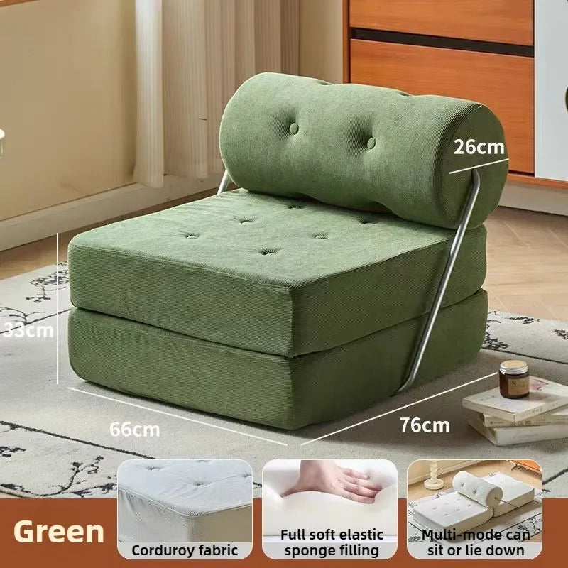 Nordic Foldable Lazy Sofa - Single Person Lounge Chair