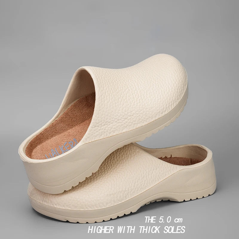 Zuecos de Jardín Impermeables Unisex - Sandalias Antideslizantes para Chef, Trabajo y Exteriores