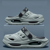 Smile Platform Slides - Thick Sole Cushioned Sandals with Removable Insoles