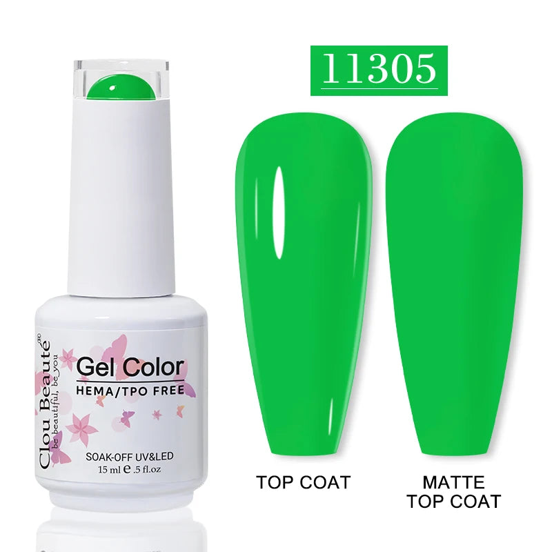 No-Wipe Top Coat & Sticky Base Coat UV Gel Polish — Long-Lasting, MSDS Certified, 15ml