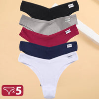 Set de 5 Panties de Algodón Hipoalergénico para Mujer