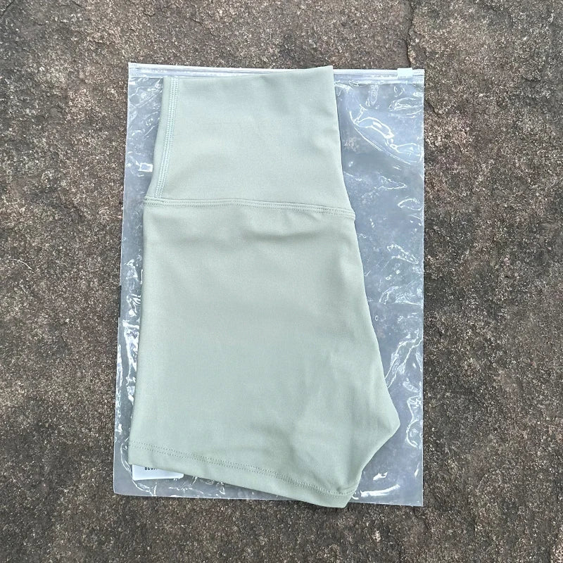 Shorts Deportivos Mujer Cintura Alta - Yoga Gym Running con Efecto Levanta Glúteos