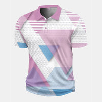 Men's 3D Print Short Sleeve Polo Shirt — Streetwear, Casual & Cool