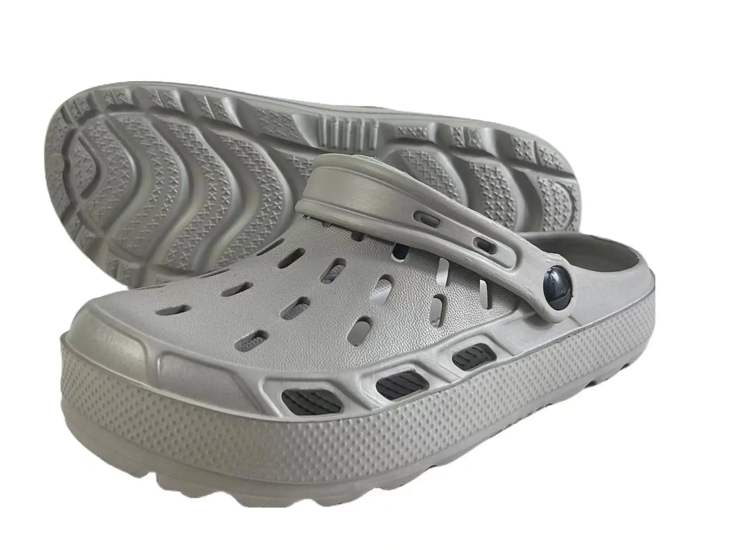 Men's Platform EVA Clogs - Breathable Slip-On Beach Sandals