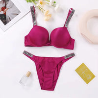 Women's Sexy Lingerie Set – Push-Up Bra & Panty | Soft, Breathable & Elegant