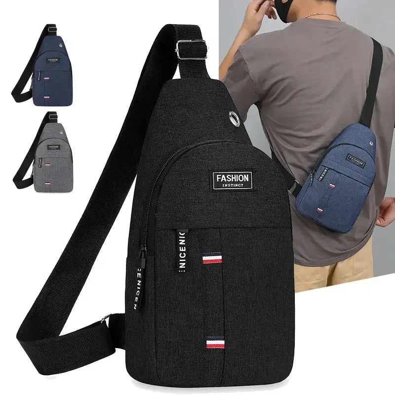 Men's Waterproof Fanny Pack – Large Capacity Waist Bag for Outdoor Adventures
