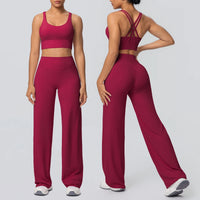 Conjunto Yoga Mujer Premium - Tecnología Naked Feel Ultra Cómodo | Gym & Running