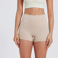 Shorts Deportivos Mujer Cintura Alta - Yoga Gym Running con Efecto Levanta Glúteos