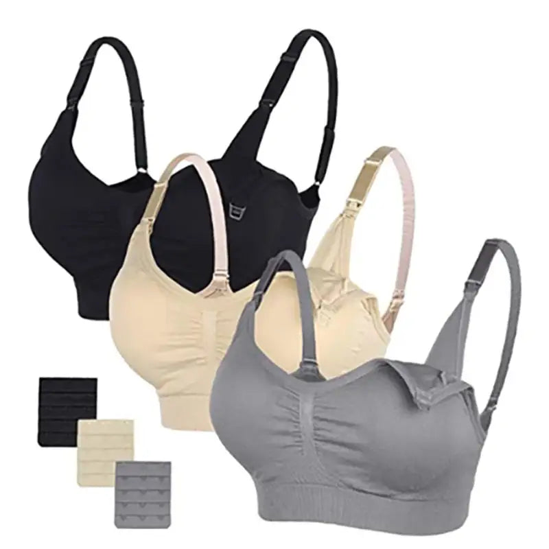 Boneless Nursing Bra – Front Clasp, U-Back & Removable Pads | Anti-Sagging Maternity Bra