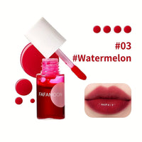 Fruity Lip Tint Water Gloss – Moisturizing Waterproof Liquid Lipstick | High Pigment Long-Lasting Non-Stick